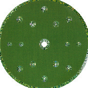 Krążek ścierny 152mm P60/15otw.